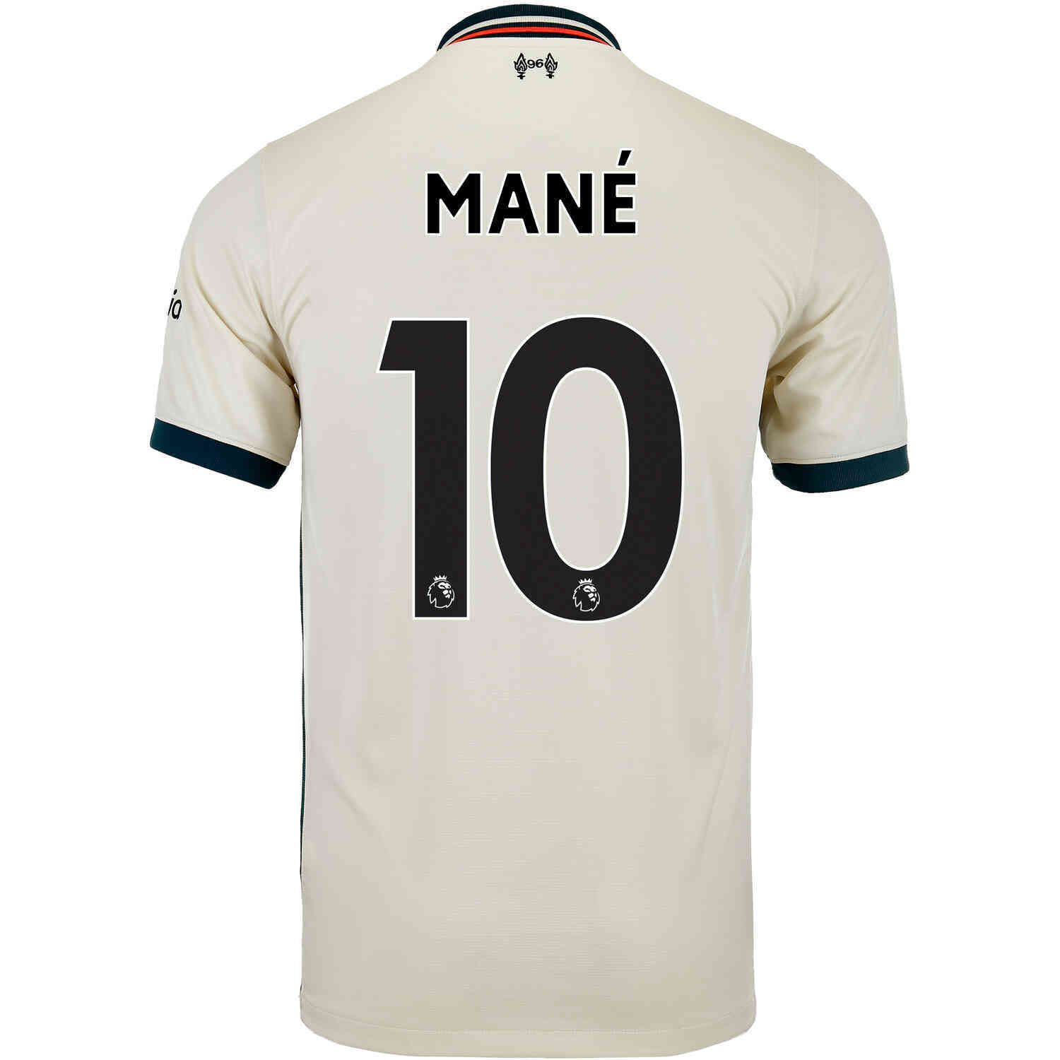 Liverpool Mané 10 Away Jersey 21/22 Liverpool Mané 10 Away Jersey 21/22