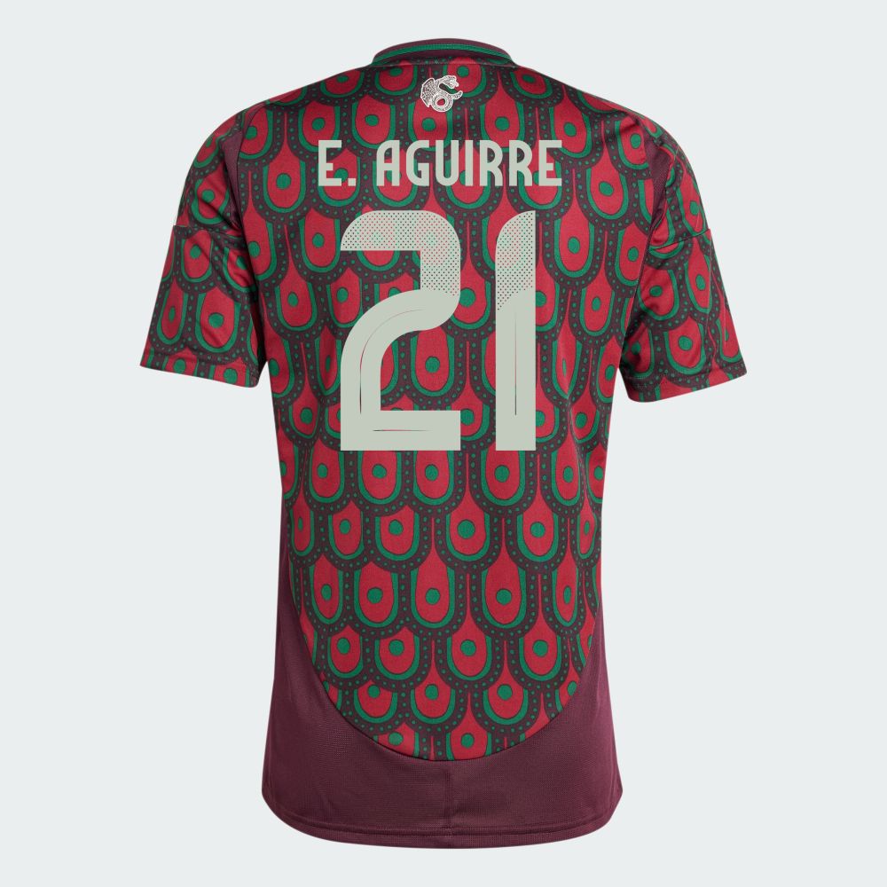 2024 Mexico E. AGUIRRE 21 Home Jersey