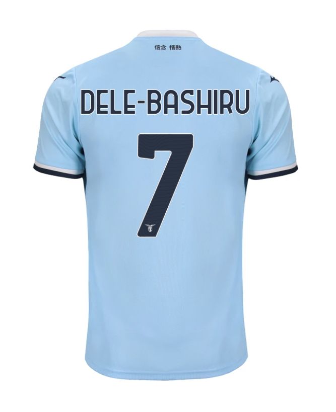 Lazio Home DELE BASHIRU 7 Jersey 24-25 Lazio Home DELE BASHIRU 7 Jersey 24-25