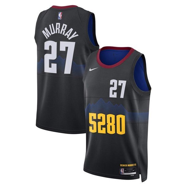 23-24 Denver Nuggets Black Unisex Swingman Jersey Jamal Murray 27