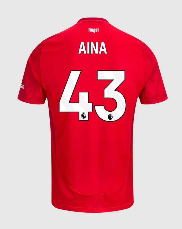 24-25 Nottingham Forest Home Aina 43 Jersey
