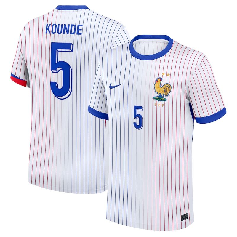 2024 France Kounde 5 Away Jersey