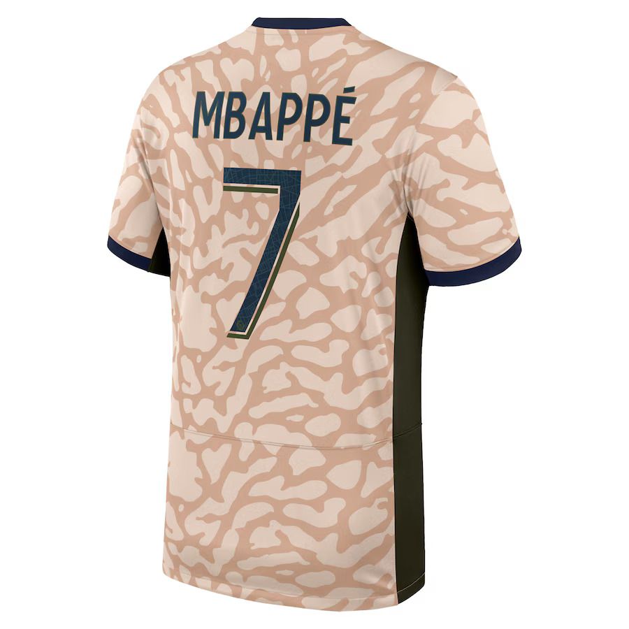 23-24 PSG Jordan Mbappé 7 Fourth Jersey 23-24 PSG Jordan Mbappé 7 Fourth Jersey