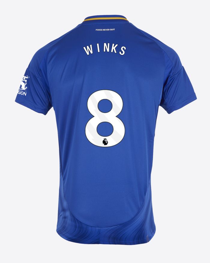 Leicester City Home WINKS 8 Jersey 24-25 Leicester City Home WINKS 8 Jersey 24-25