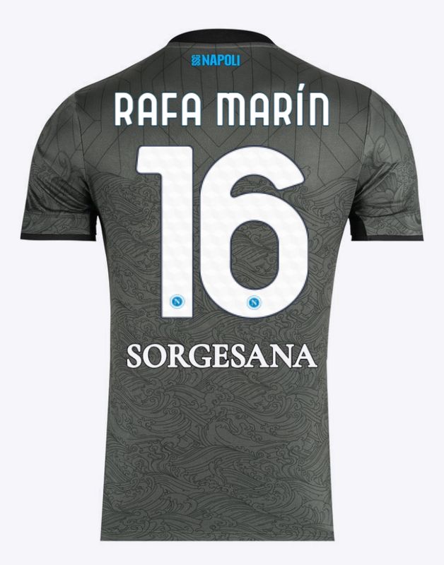 24-25 Napoli Third 16 Rafa Marín Jersey
