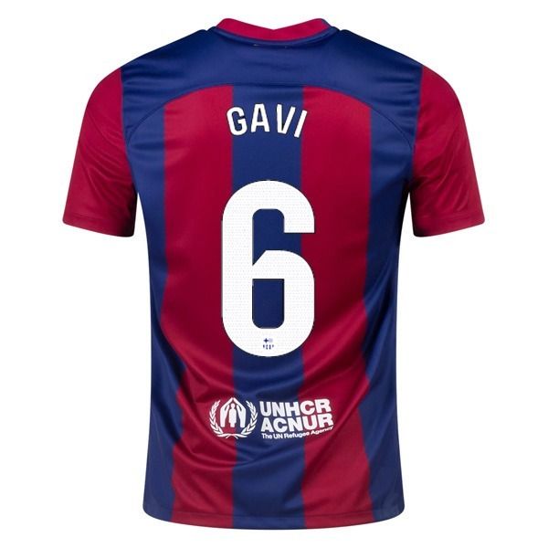 Barcelona  Home Gavi 6 Jersey Shirt 2023-24