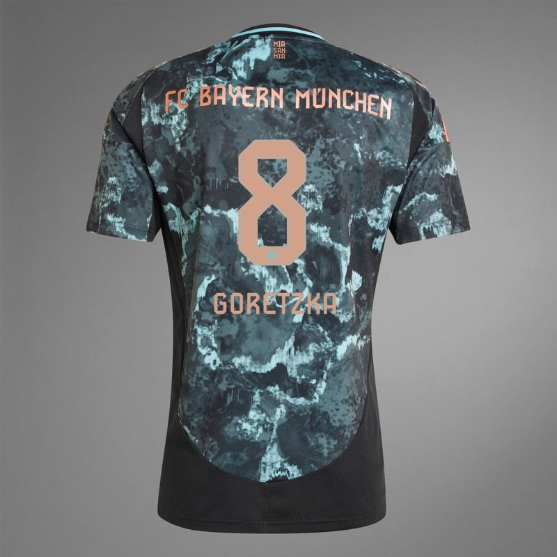24-25 Bayern Munich GORETZKA 8 Away Jersey