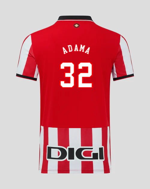25-26 Athletic Bilbao ADAMA 32 Home Jersey 25-26 Athletic Bilbao ADAMA 32 Home Jersey