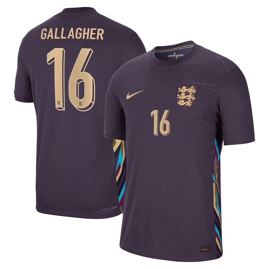 2024 England Gallagher 16 Away Jersey (Player Version) 2024 England Gallagher 16 Away Jersey (Player Version)
