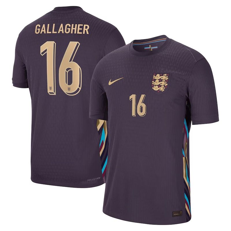 2024 England Gallagher 16 Away Jersey (Player Version)