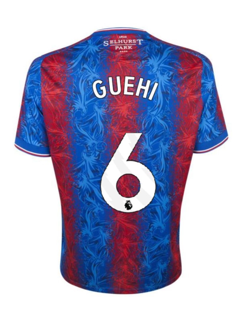 Crystal Palace Home GUEHI 6 Jersey 24-25 Crystal Palace Home GUEHI 6 Jersey 24-25