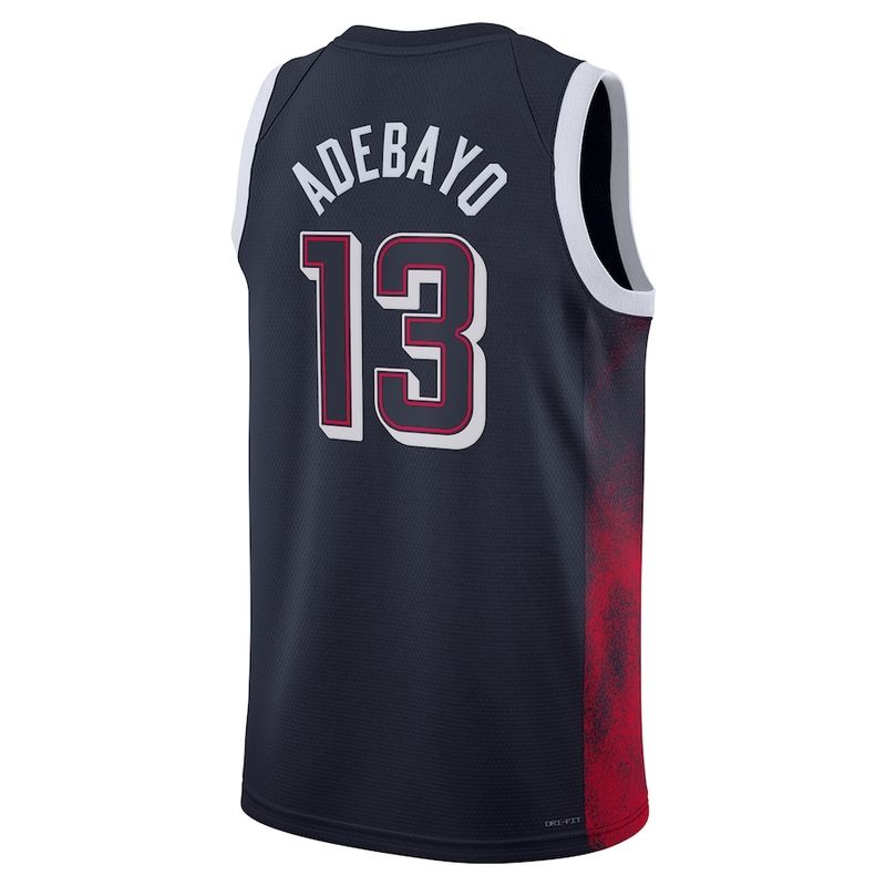Bam Adebayo #13 Navy Men's USA Basketball 2024 Swingman Player Jersey