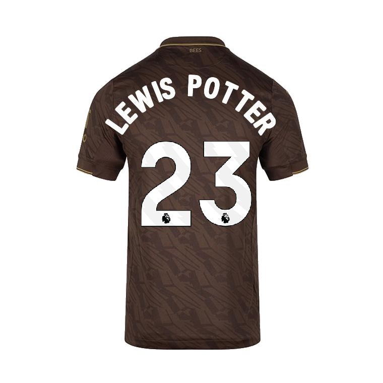 25-26 Brentford Away LEWIS POTTER 23 Jersey 25-26 Brentford Away LEWIS POTTER 23 Jersey
