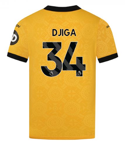 25-26 Wolves Home DJIGA 34 Jersey