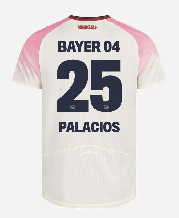 Bayer Leverkusen 04 Away PALACIOS 25 Jersey 2025/26