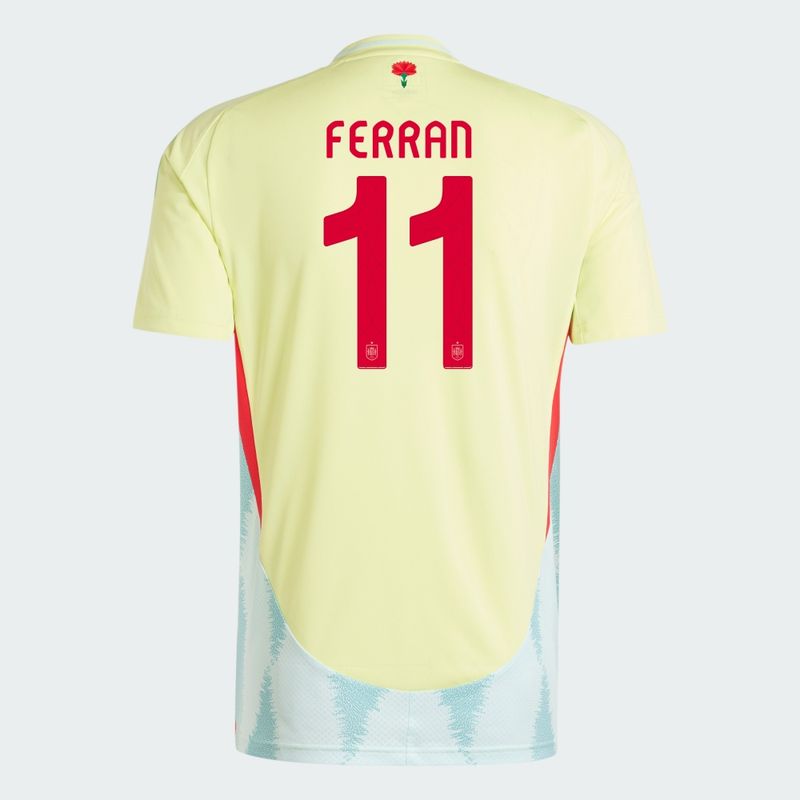 2024 Spain Ferran Torres 11 Away Jersey