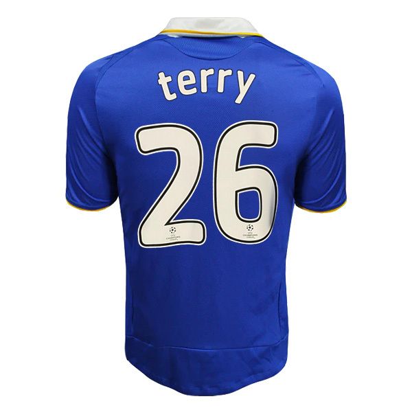 07-08 Chelsea Home UCL Final Retro Jersey Terry #26
