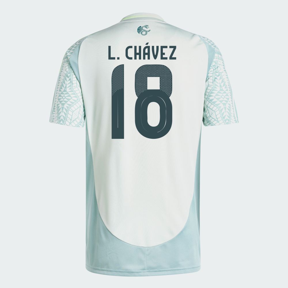 2024 Mexico L. CHÁVEZ 18 Away Jersey