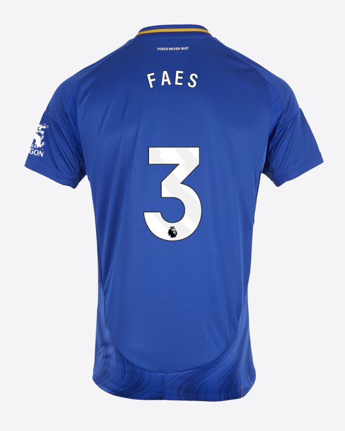 Leicester City Home FAES 3 Jersey 24-25 Leicester City Home FAES 3 Jersey 24-25
