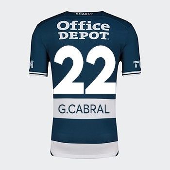 24-25 Pachuca Home G.Cabral 22 Jersey