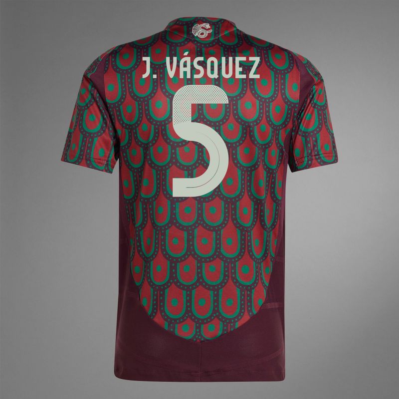 2024 Mexico J. VÁSQUEZ 5 Home Jersey (Player Version)
