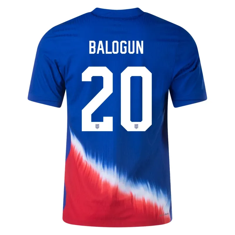 2024 United States BALOGUN 20 Away Jersey (Player Version)