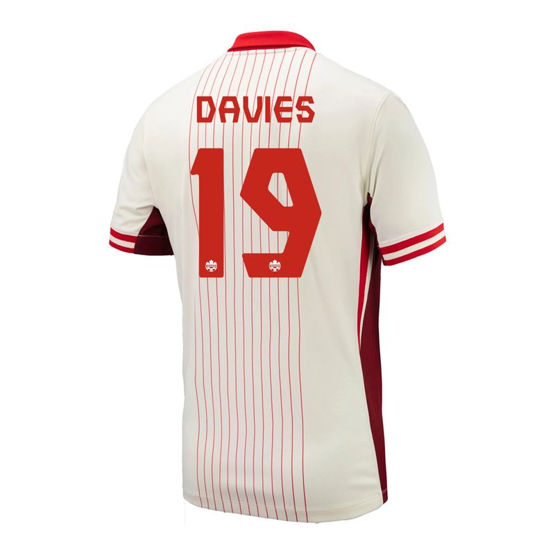 Canada Alphonso Davies #19 Away Jersey 2024