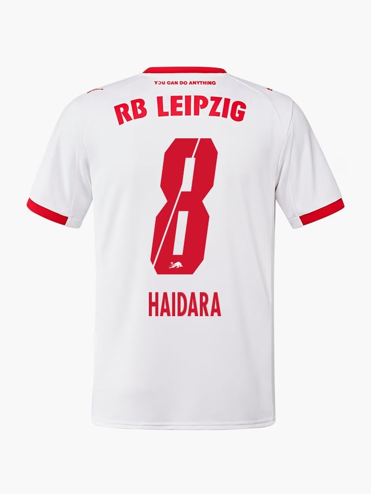 25-26 RB Leipzig Home HAIDARA 8 Jersey