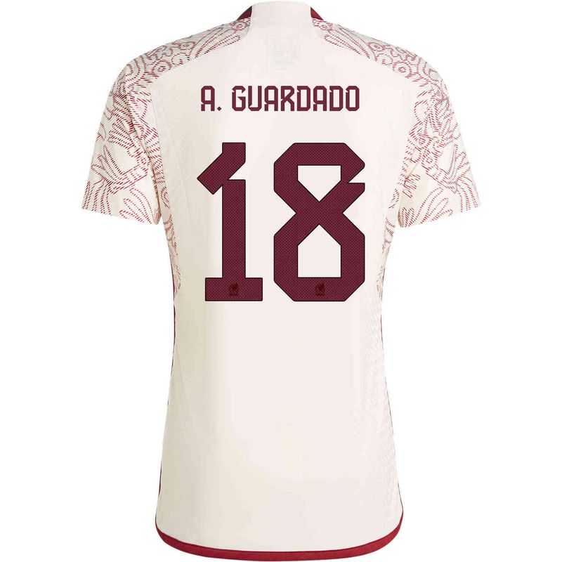Mexico Andres Guardado  22 Away World Cup Jersey 2022 (Player Version)