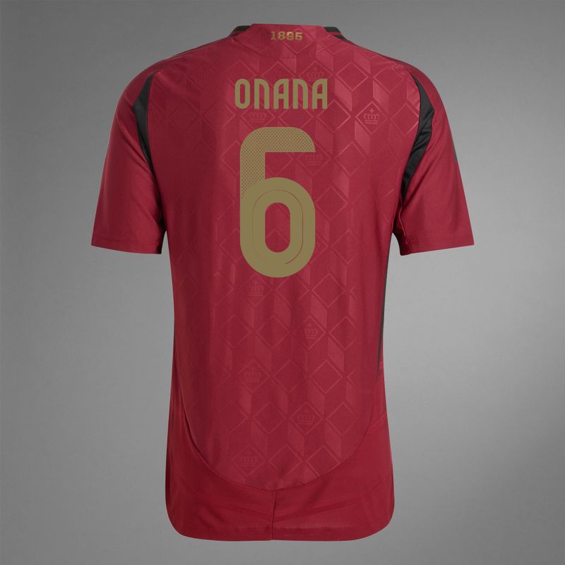 2024 Belgium ONANA 6 Home Jersey (Player Version)
