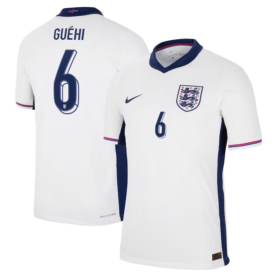 2024 England Guéhi 6 Home Jersey (Player Version) 2024 England Guéhi 6 Home Jersey (Player Version)