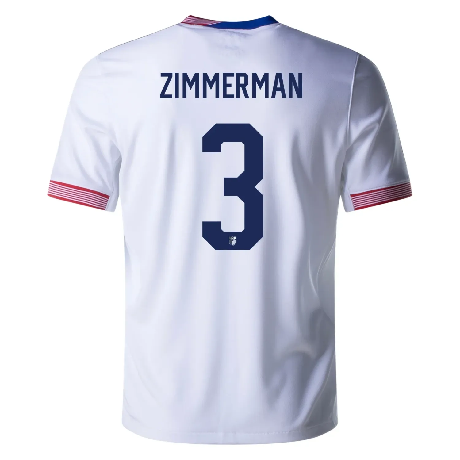 2024 United States ZIMMERMAN 3 Home Jersey 2024 United States ZIMMERMAN 3 Home Jersey