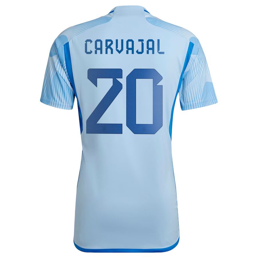 Spain Away Dani Carvajal #20 Jersey 2022/2023 Spain Away Dani Carvajal #20 Jersey 2022/2023