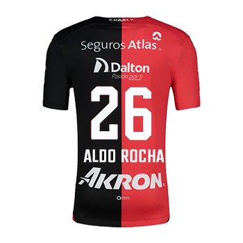 24-25 Atlas FC Home ALDO ROCHA 26 Jersey 24-25 Atlas FC Home ALDO ROCHA 26 Jersey