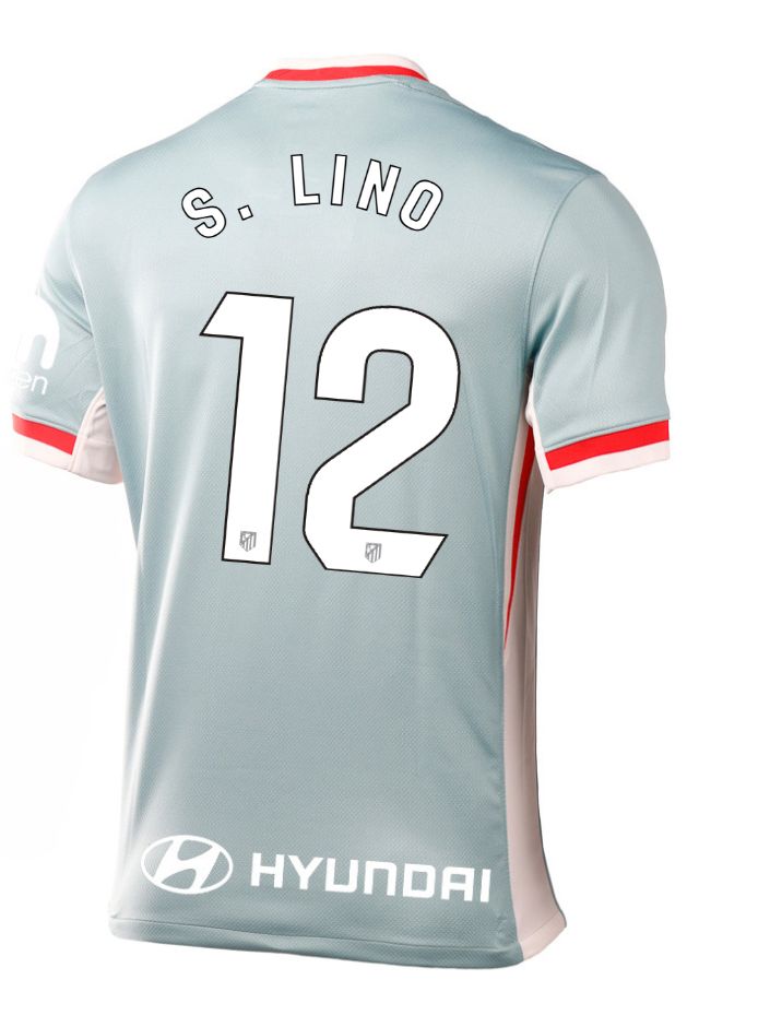 24-25 Atletico Madrid Away S. LINO 12 Laliga Jersey