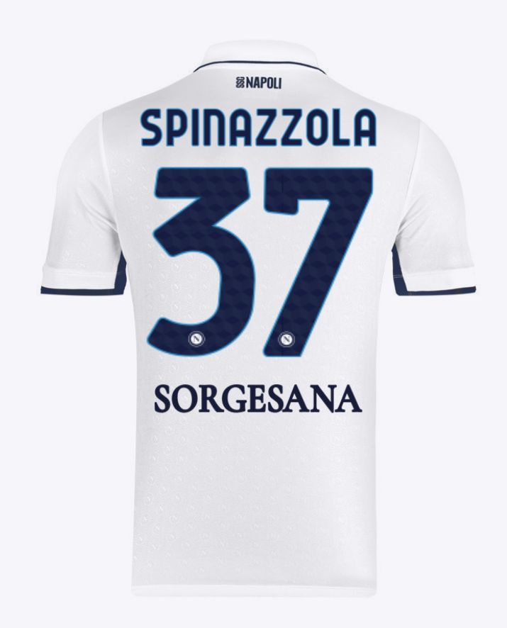 24-25 Napoli Away 37 Spinazzola Jersey 24-25 Napoli Away 37 Spinazzola Jersey