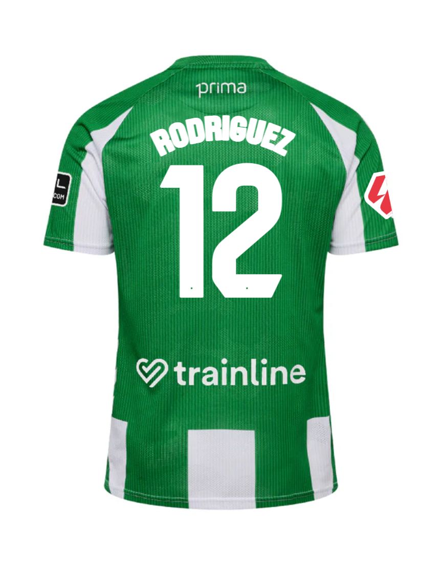 25-26 Real Betis Home RODRIGUEZ 12 Jersey