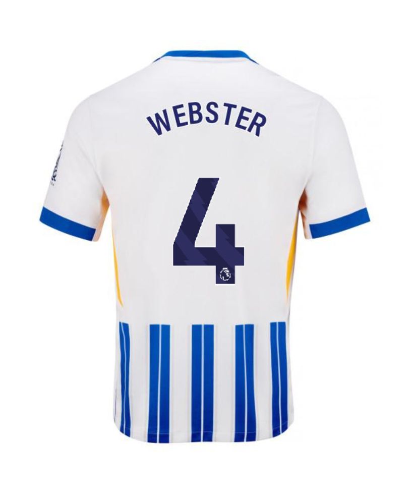 24-25 Brighton & Hove Albion WEBSTER 4 Home Jersey
