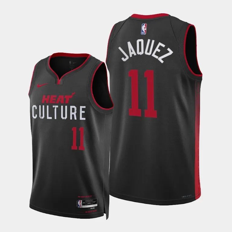 2023-24 City Edition Miami Heat Culture Jaime Jaquez #11 Black Swingman Jersey