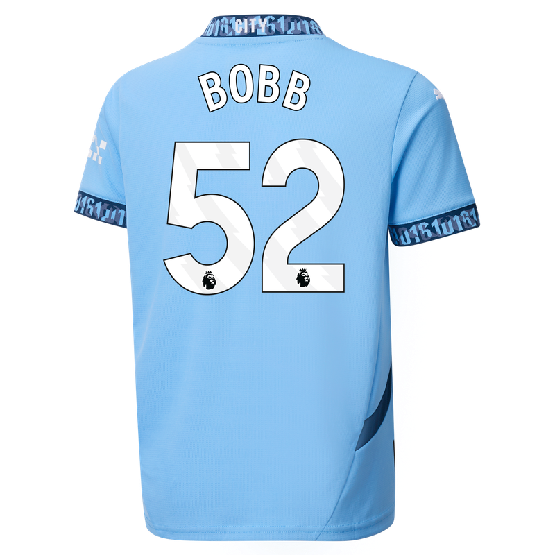 Manchester City Oscar Bobb 52 Home Jersey 2024-25