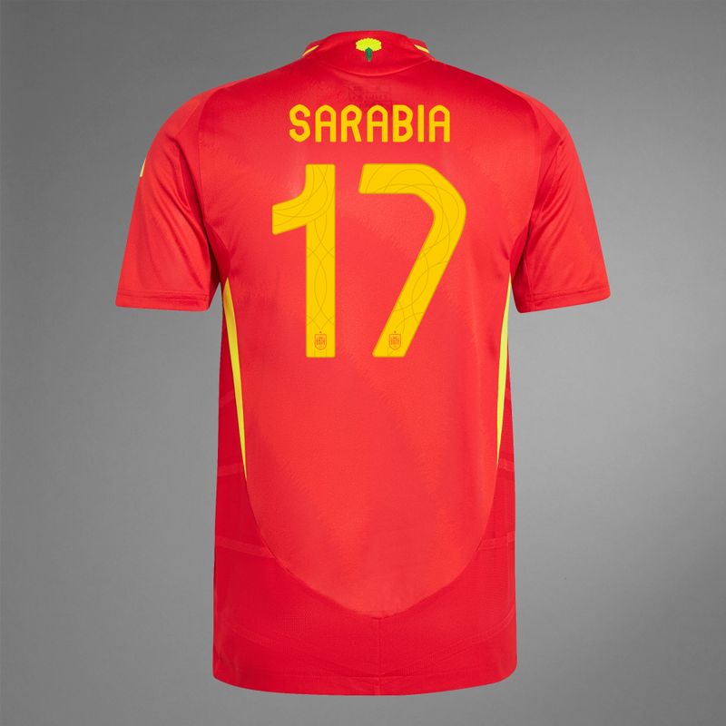 2024 Spain SARABIA 17 Home Jersey (Player Version)