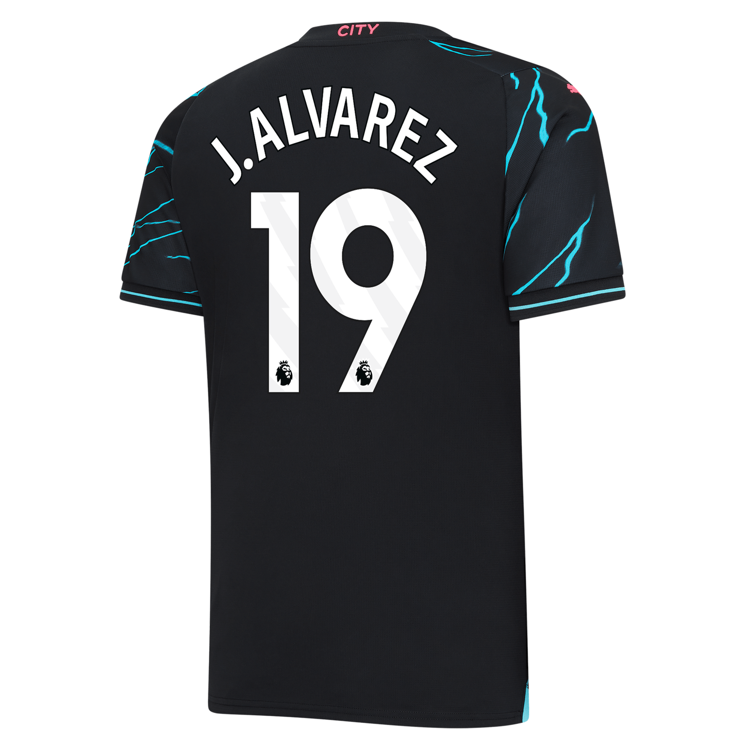 Manchester City Julián Álvarez  #9 EPL Third Jersey 2023-2024 Manchester City Julián Álvarez  #9 EPL Third Jersey 2023-2024