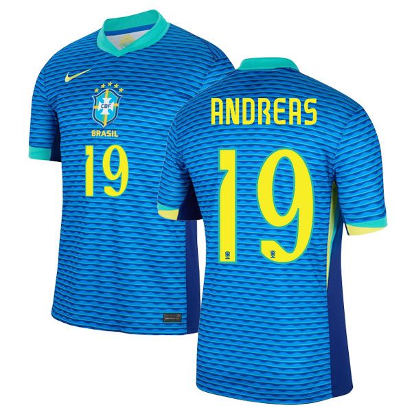 2024 Brazil Away Jersey ANDREAS 19
