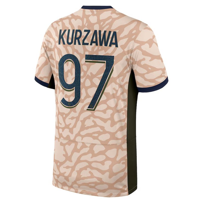 23-24 PSG Jordan Kurzawa 97 Fourth Jersey