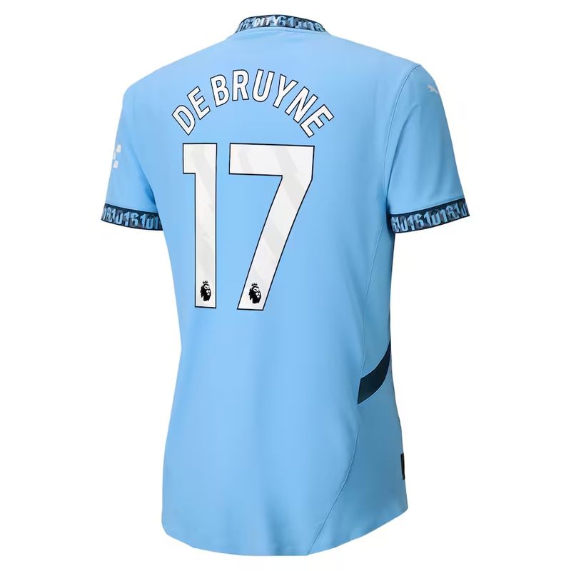 Manchester City Kevin De Bruyne 17 Home Jersey 2024-25 (Player Version)