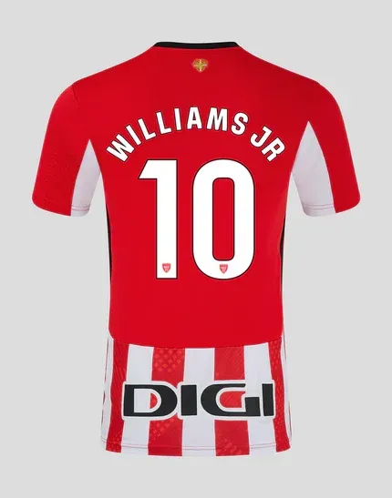 Athletic Bilbao Club Home Nico William Jr 10 Jersey 2024/25 Athletic Bilbao Club Home Nico William Jr 10 Jersey 2024/25
