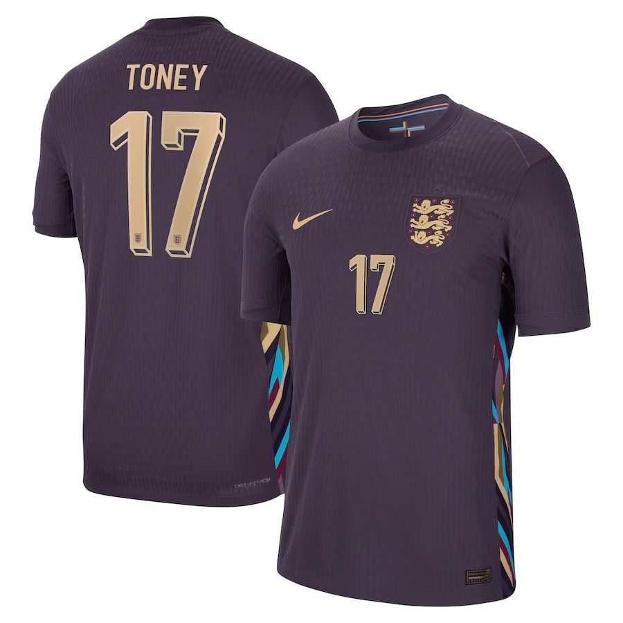 2024 England Toney 17 Away Jersey (Player Version)