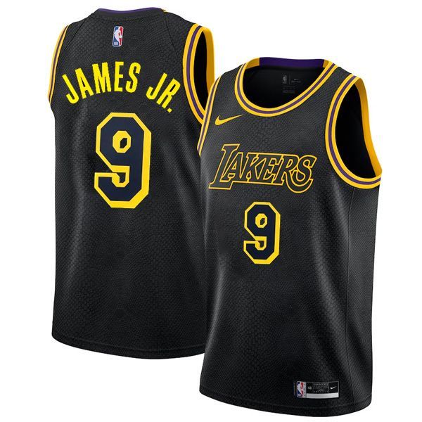 Los Angeles Lakers Black Mamba City Swingman Jersey Bronny James Jr.9