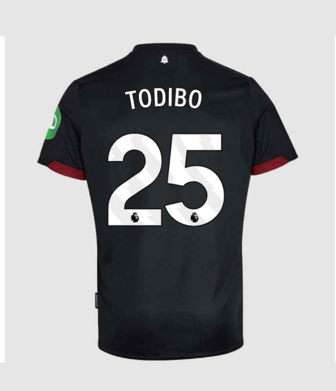 24-25 West Ham United Away TODIBO 25 Jersey
