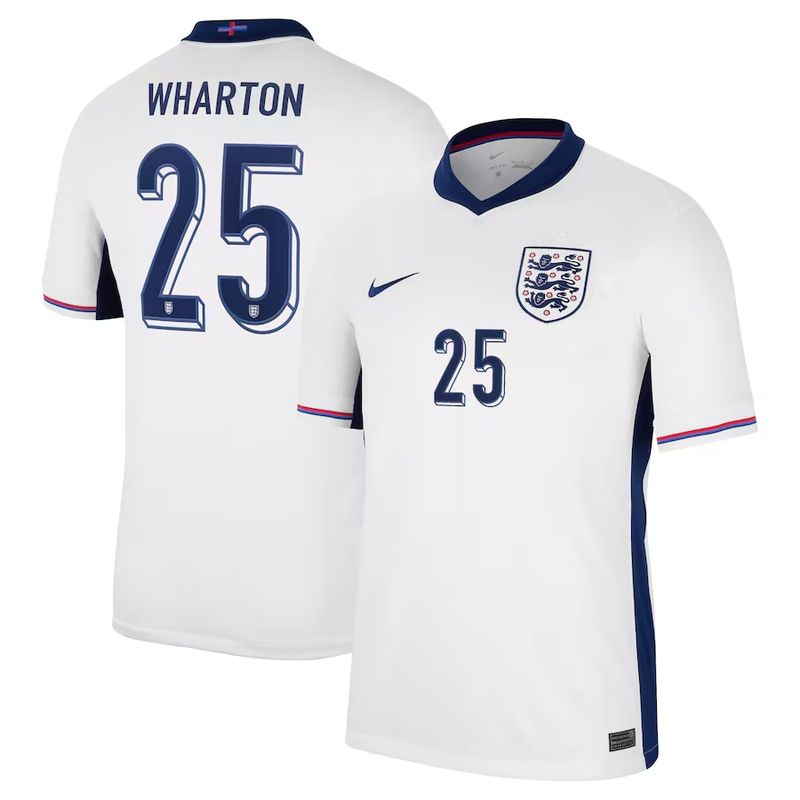 2024 England Wharton 25 Home Jersey